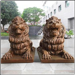 門(mén)口大型銅獅子銅像