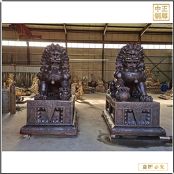 唐縣銅雕獅子擺件定制廠(chǎng)家